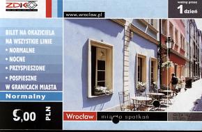 Celodenní jízdenka MHD Wroclaw